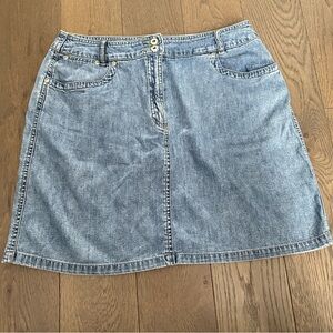 Liz Claiborne Light Blue Denim Skirt